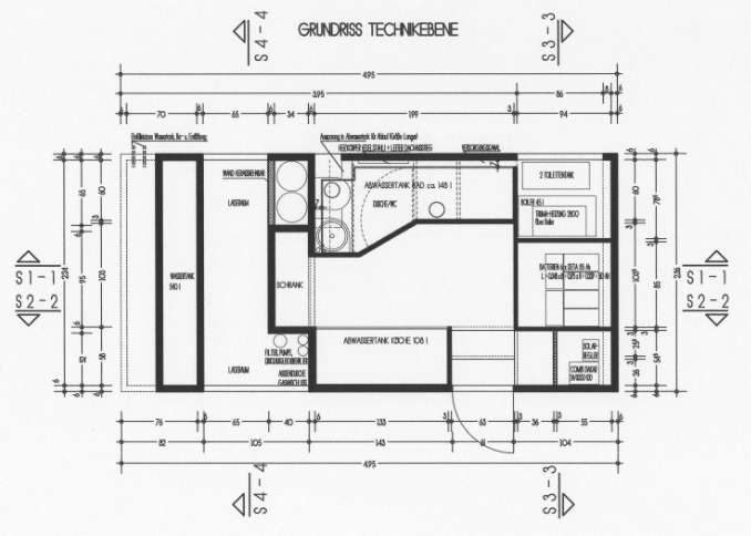 Grundriss Technikebene